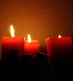 Kerzen zum 3. Advent