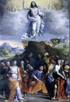 Gemällde Christi Himmelfahrt vom Maler Benvenuto Tisi Garofalo